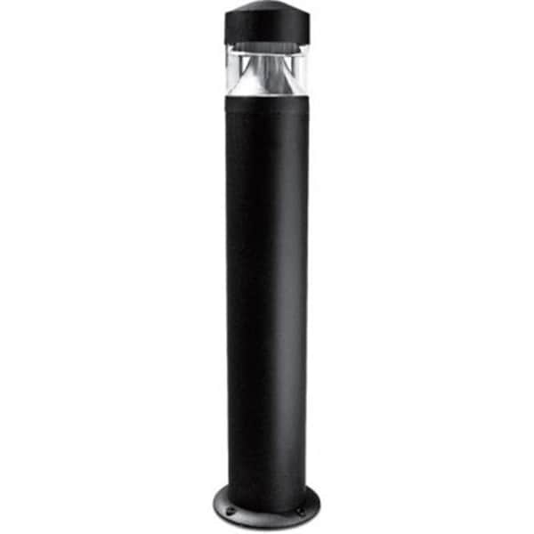 Dabmar Lighting Dabmar Lighting D850-B 120V Cast Aluminum Incandescent Bollard Light; Black D850-B - main